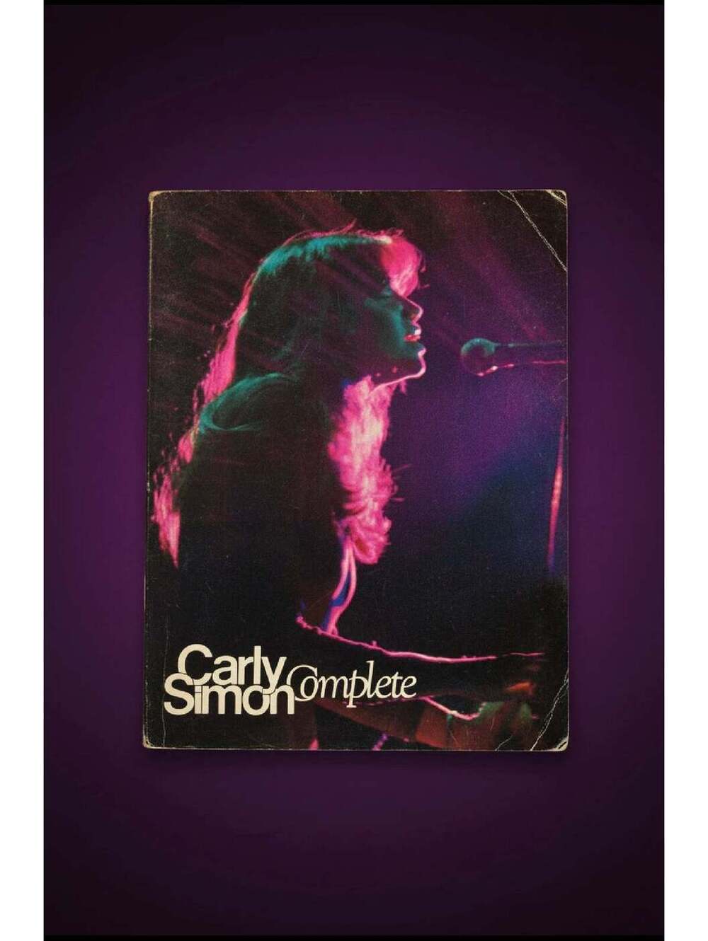 Title: Vintage 1975 Carly Simon Complete First Edition Songbook / Photo Book